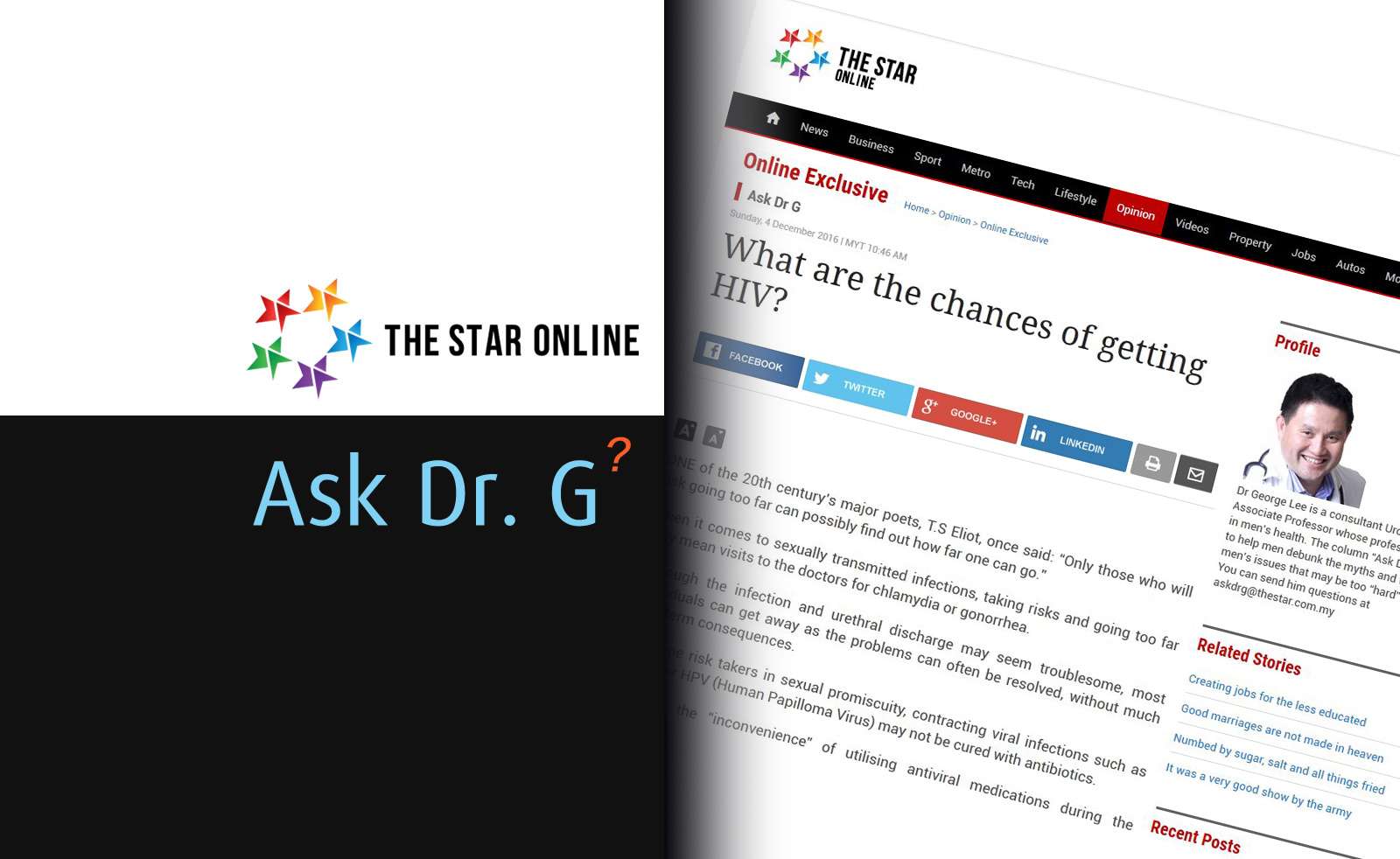 What are the chances of getting HIV? Lee.my