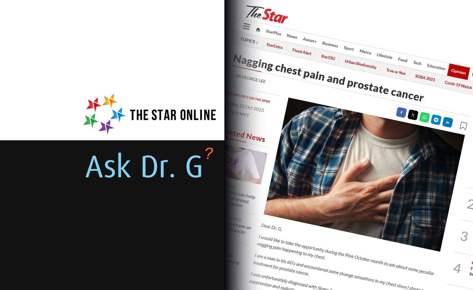 Nagging chest pain and prostate cancer Lee.my